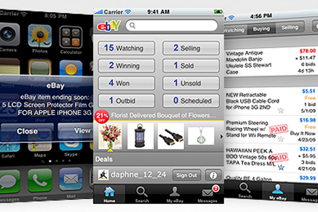 EBay: auction site invests in mobile apps