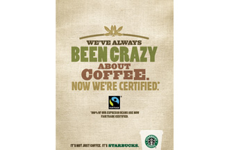 Coffee buzz: Starbucks hires AMV/BBDO to highlight its conversion to Fairtrade