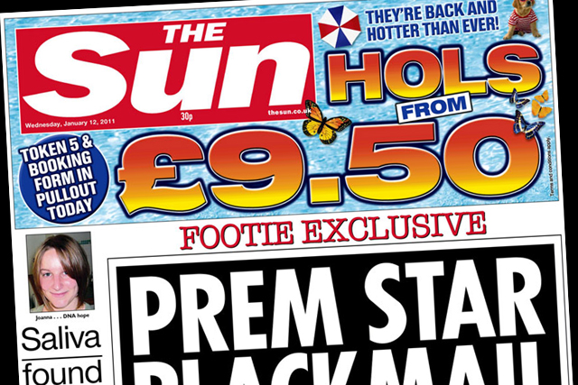 The Sun: cover price increases by 5p