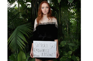 Sky and WWF enlist Lily Cole to promote Rainforest Rescue scheme