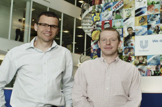 Paul Nevett (left) and Matt Close, Unilever