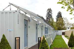 Snoozebox has appointed Neptunus to provide a structure for its portable hotel at Silverstone