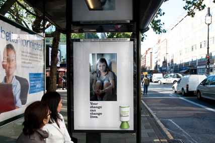 JCDecaux: innovative bus shelter ad for Barnardo's