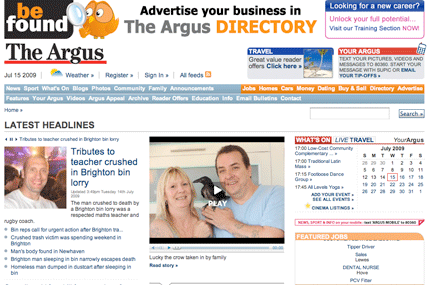 The Argus: Newsquest's Brighton title has been hit be falling ad revenue