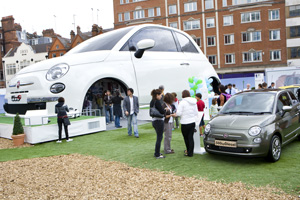 Fiat attracts 55,000 people to Oxford Street event