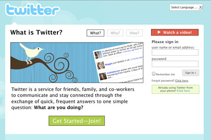 Twitter... COI joins the party