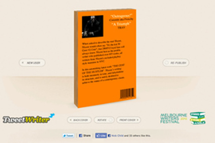 JWT Melbourne turns Tweeters into authors for the Melbourne Writers Festival