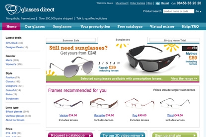 Glasses direct best sale prescription sunglasses