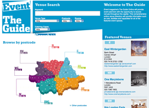 The Guide venue search venue directory