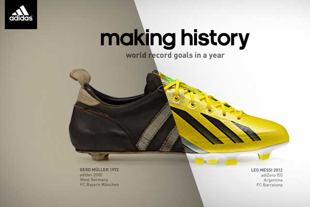 Adidas: 'making history' campaign