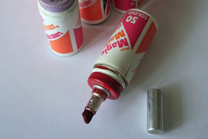 In the 80s, there was Marks-A-Lot magic marker or permanent marker, and  now there is just Sharpie. : r/nostalgia