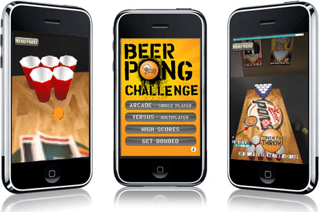 Beer Pong Challenge makes money from in-game ads