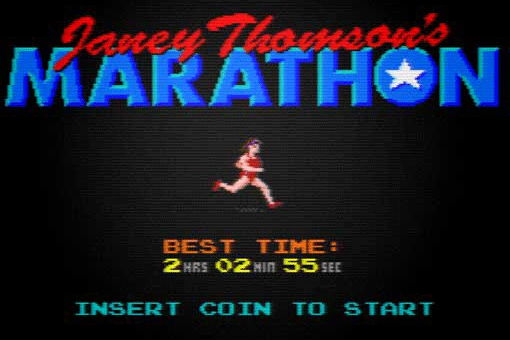 Janey Thompson's Marathon harks back to Nintendo classic Track & Field
