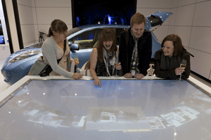 Nissan Leaf at the O2: pictures