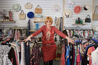 Mary Portas luxury charity shop