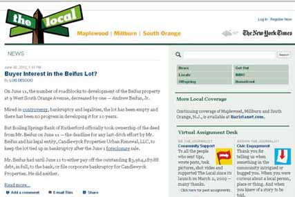 The New York Times axes hyperlocal project 'The Local'