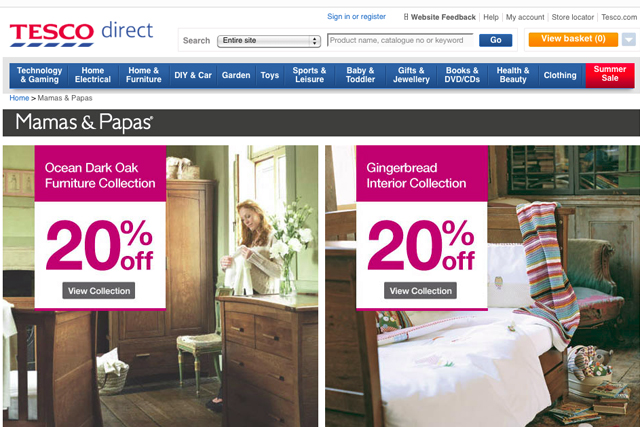 Tescos on sale online clothes