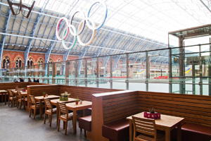 The Station Terrace at The Betjeman Arms