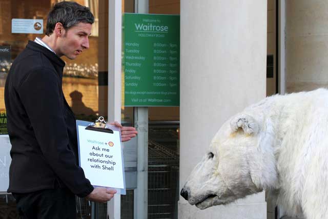 Greenpeace: campaigns against Waitrose and Shell deal