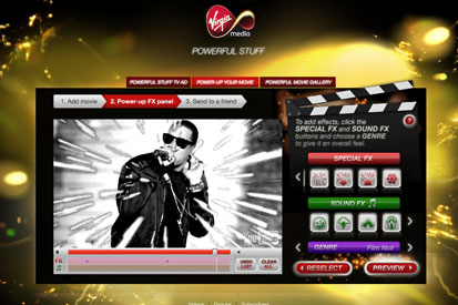 Virgin Media lets people add effects to YouTube videos