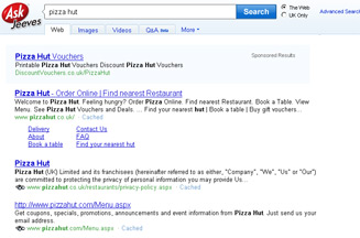 Ask Jeeves launches discount vouchers search