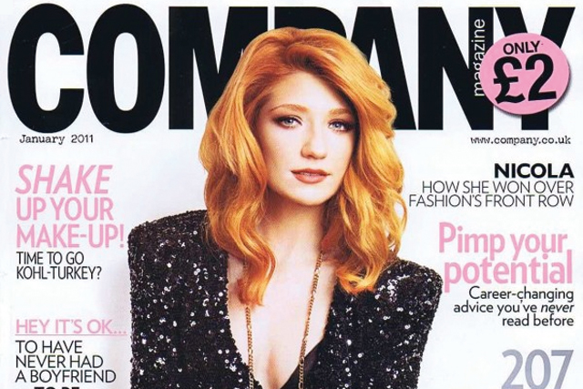 Company: January 2011 cover girl Nicola Roberts