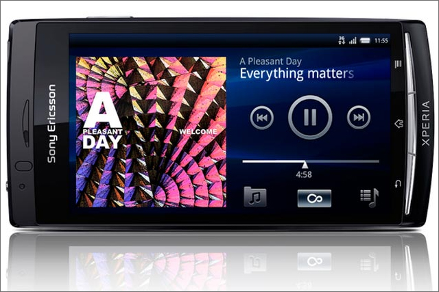Sony Ericsson: promotes the Xperia range of smartphones