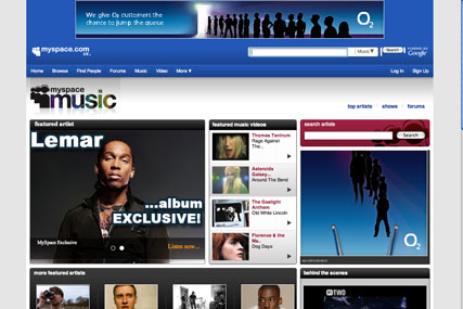 MySpace: offering access to BlackBerry Smartphone users via new application