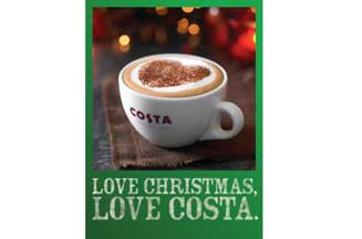 Costa Coffee rolls out global Christmas campaign
