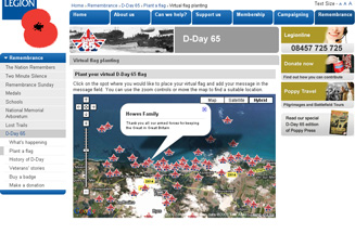 Royal British Legion debuts D-Day microsite