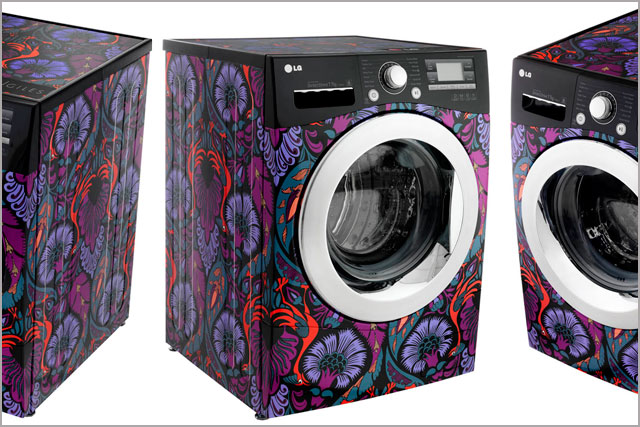 LG: designer washing machine promotes brand's links with London Fashion Week