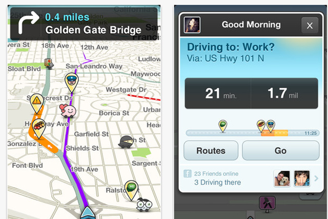 Waze: community-based traffic and navigation app