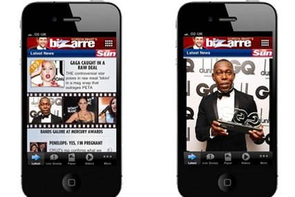 The Sun launches iPhone app for celeb gossip column Bizarre
