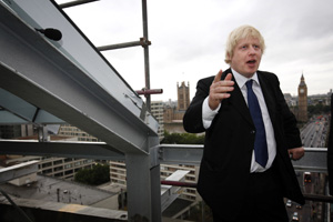 Boris Johnson bolts final beam of London’s largest new-build hotel