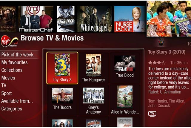 Virgin Media: unveils first TiVo platform for the UK