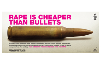 Amnesty International tube campaign
