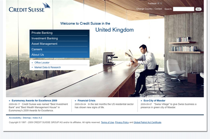 Euro Rscg London Nets Global Credit Suisse Account