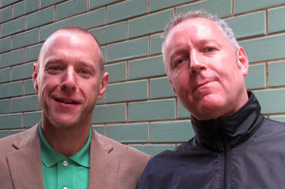 Simon Brotherson (l) and Rob Macdonald...Euro RSCG KLP joint creative directors