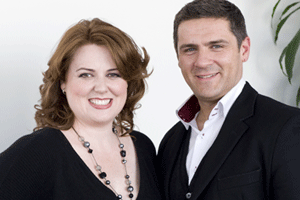 Eventia CEO Izania Downie and Active Events EMEA director of strategy and development Anthony Miller