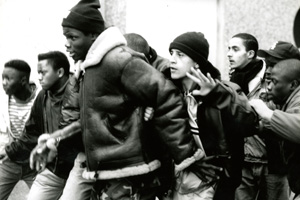 A scene from 1995 film La Haine. Credit Le Pacte