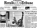 International Herald Tribune in ad push to back changes