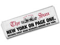 New York Sun hits the newsstands
