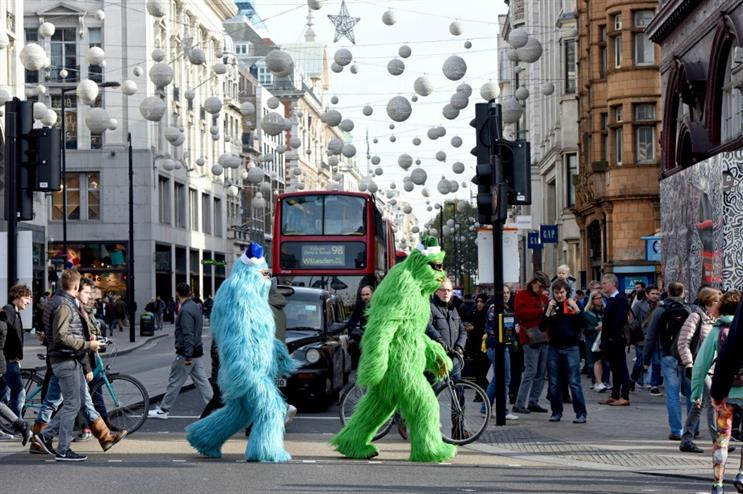 Argos: festive spirit with yetis