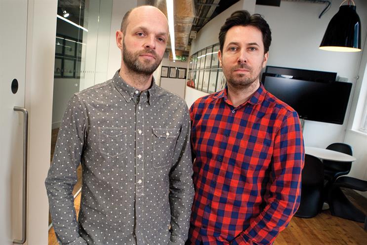 Wioland (l) and Woolner: wrote John Lewis ‘always a woman’ while freelancing at Adam & Eve