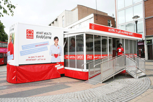 Event Marketing Solutions (EMS) will run the Healthy Heart roadshow for the BHF until 2012