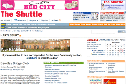 Newsquest: launching hyperlocal websites in Midlands, the first in Kidderminster