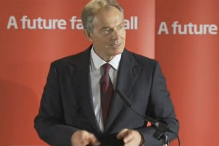 Tony Blair: former PM offers his support for Brown