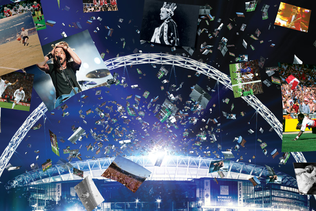 Wembley Stadium: launching ad campaign
