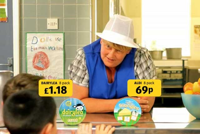 Aldi: increased spend by 36% year on year