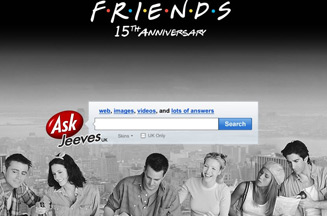 Ask Jeeves promotes Friends DVD release